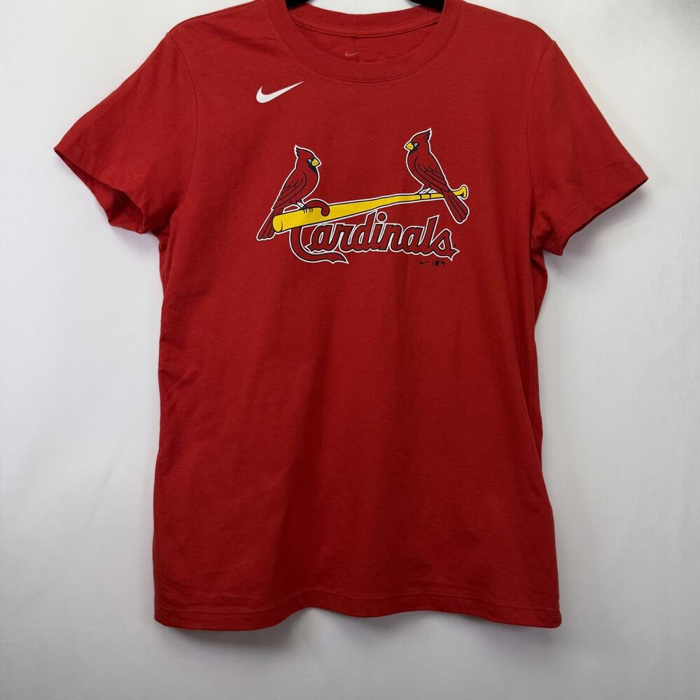 ST LOUIS CARDINALS Nike Tee Red MLB T-Shirt Women's M